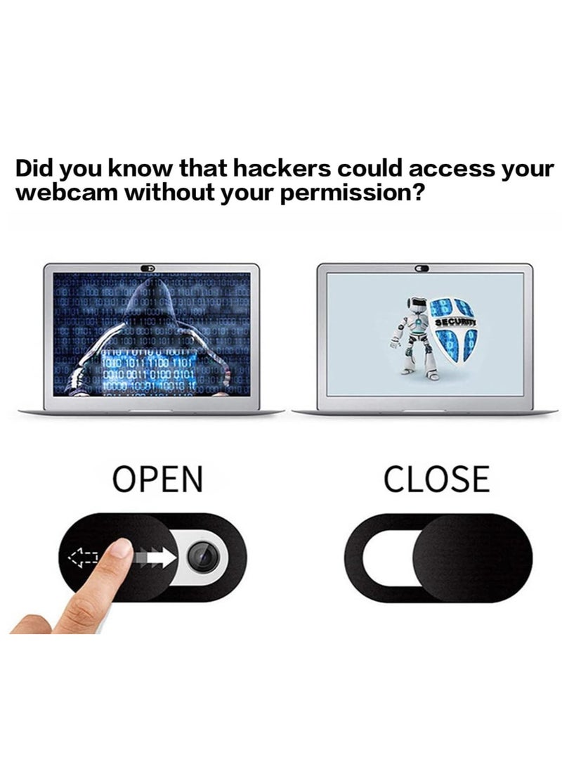 Webcam Cover Slide 8 Pcs Ultra-Thin Web Camera Cover Compatible with MacBook,Laptop,PC,Computer,iMac,iPad, iPhone Cell Phone Camera Blocker Slider  - Image 4