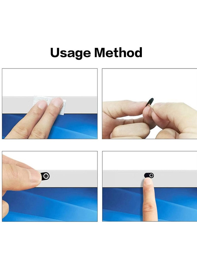 Webcam Cover Slide 8 Pcs Ultra-Thin Web Camera Cover Compatible with MacBook,Laptop,PC,Computer,iMac,iPad, iPhone Cell Phone Camera Blocker Slider  - Image 5