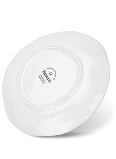 Fissman Set of 2 Salad Plates 16cm Galactica, Porcelain Plate For Serving, Main Courses And Meals, Microwave, Oven, and Dishwasher Safe, Scratch Resistant, Kitchen Tableware  - Image 5