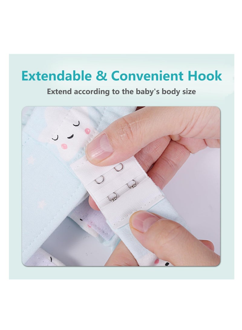 Excefore Hernia Belts for Baby Inguinal, Infant Hernia Support Brace for Both Side Single Double Groin Pain Relief, Infant Umbilical Hernia Belt Wrap Truss for Children 0-4 Years, with 4 Compression Pads - Image 5
