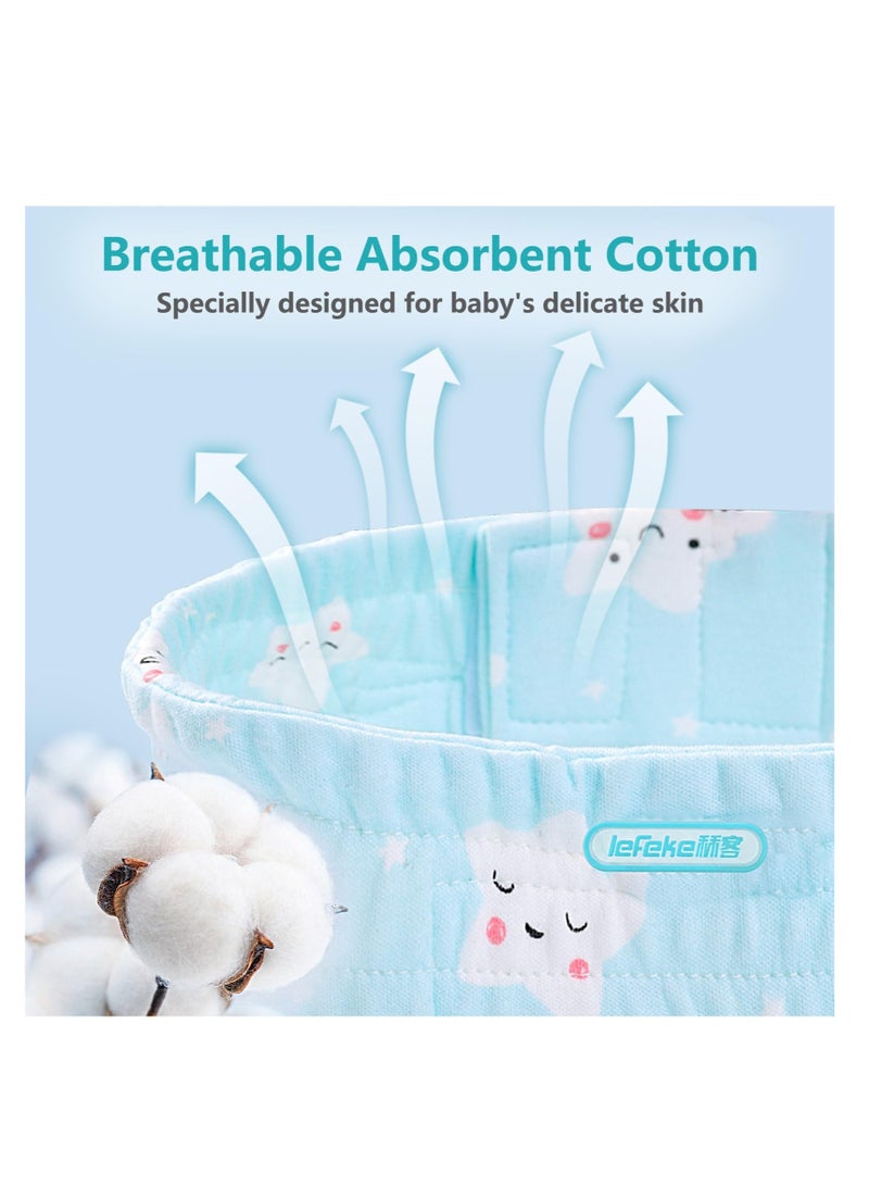 Excefore Hernia Belts for Baby Inguinal, Infant Hernia Support Brace for Both Side Single Double Groin Pain Relief, Infant Umbilical Hernia Belt Wrap Truss for Children 0-4 Years, with 4 Compression Pads - Image 2