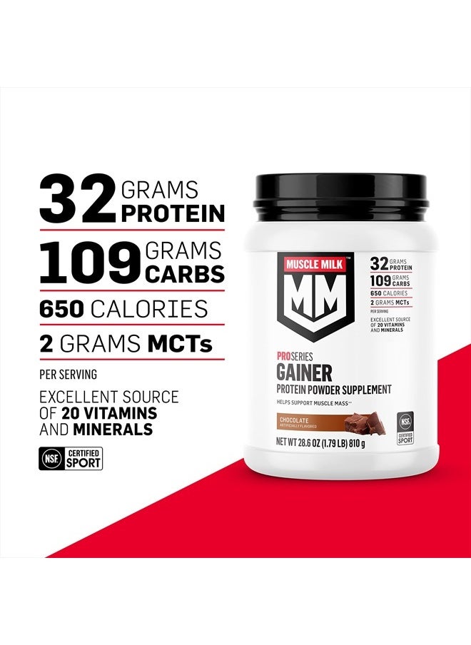 Muscle Milk - Gainer Protein Powder, Vanilla Creme, 32g Protein, 5 Pound - Image 1