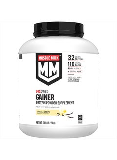 Gainer Protein Powder, Vanilla Creme, 32g Protein, 5 Pound