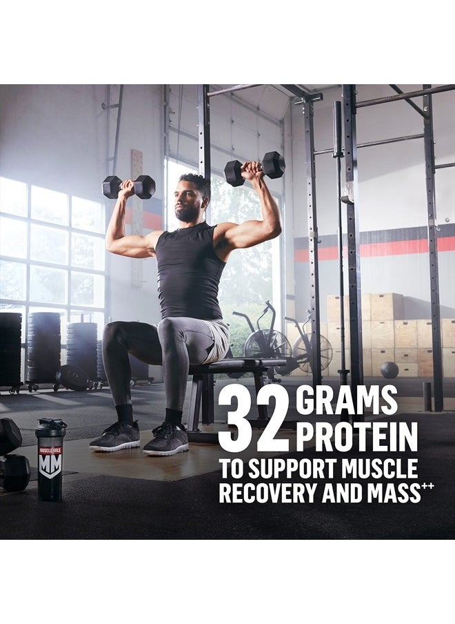 Muscle Milk - Gainer Protein Powder, Vanilla Creme, 32g Protein, 5 Pound - Image 1