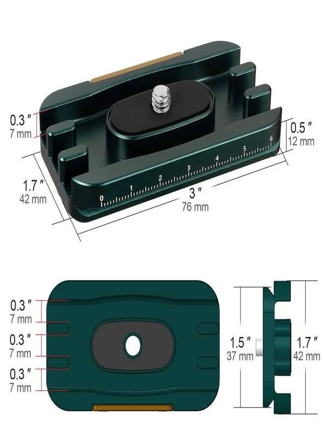 مينيفوكس مشبك قفل كابل كاميرا MINIFOCUS، واقي كابل منفذ Arca لكاميرا Tether، مشبك قفل كابل USB من سبائك الألومنيوم بثلاثة أخاديد لجميع كابلات كاميرات DSLR - Image 5