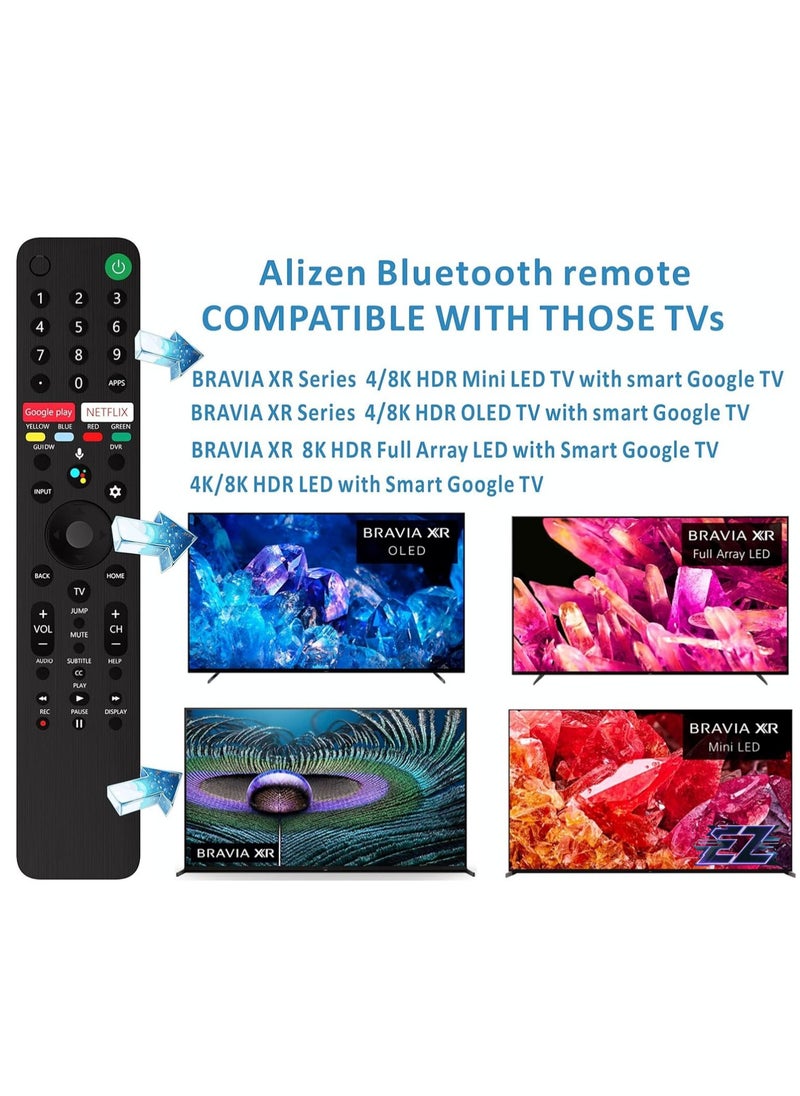 RMF-TX500U Voice Remote Control for All Sony TVs / Compatible with All Sony LCD LED and XR 4/8K HDR Matrix LED TVs with Google Smart TV with 1 Year Warranty with battery