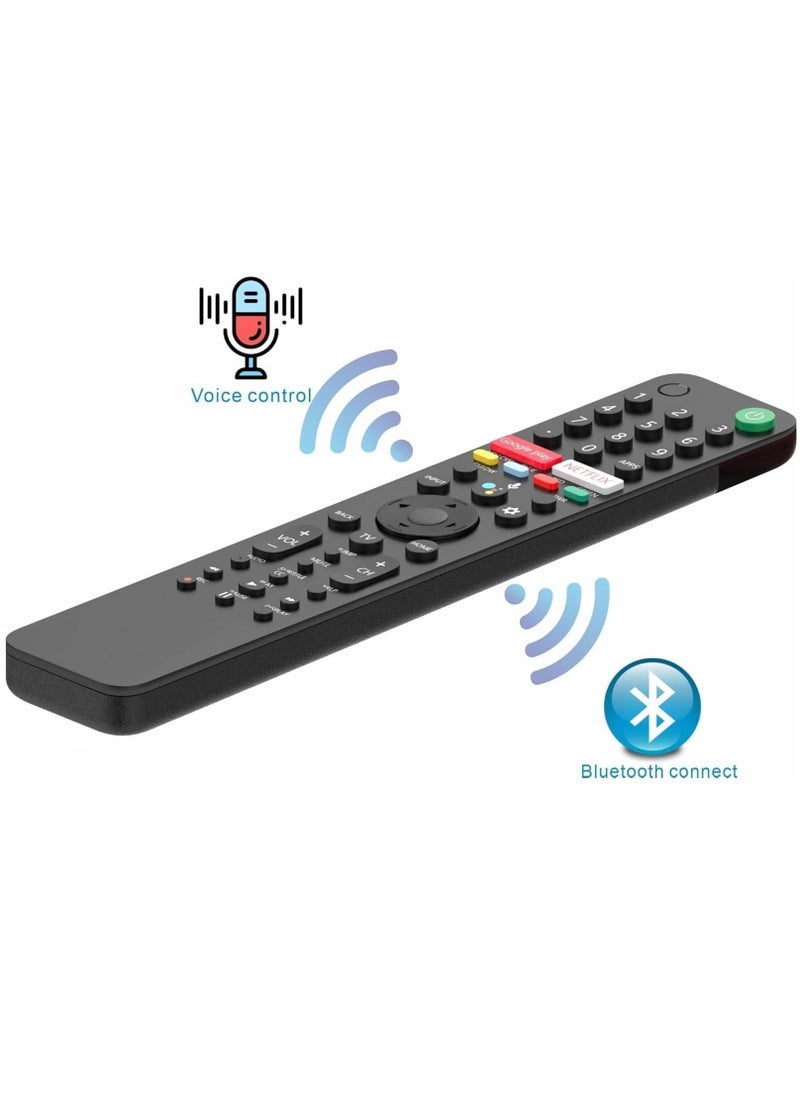 RMF-TX500U Voice Remote Control for All Sony TVs / Compatible with All Sony LCD LED and XR 4/8K HDR Matrix LED TVs with Google Smart TV with 1 Year Warranty with battery