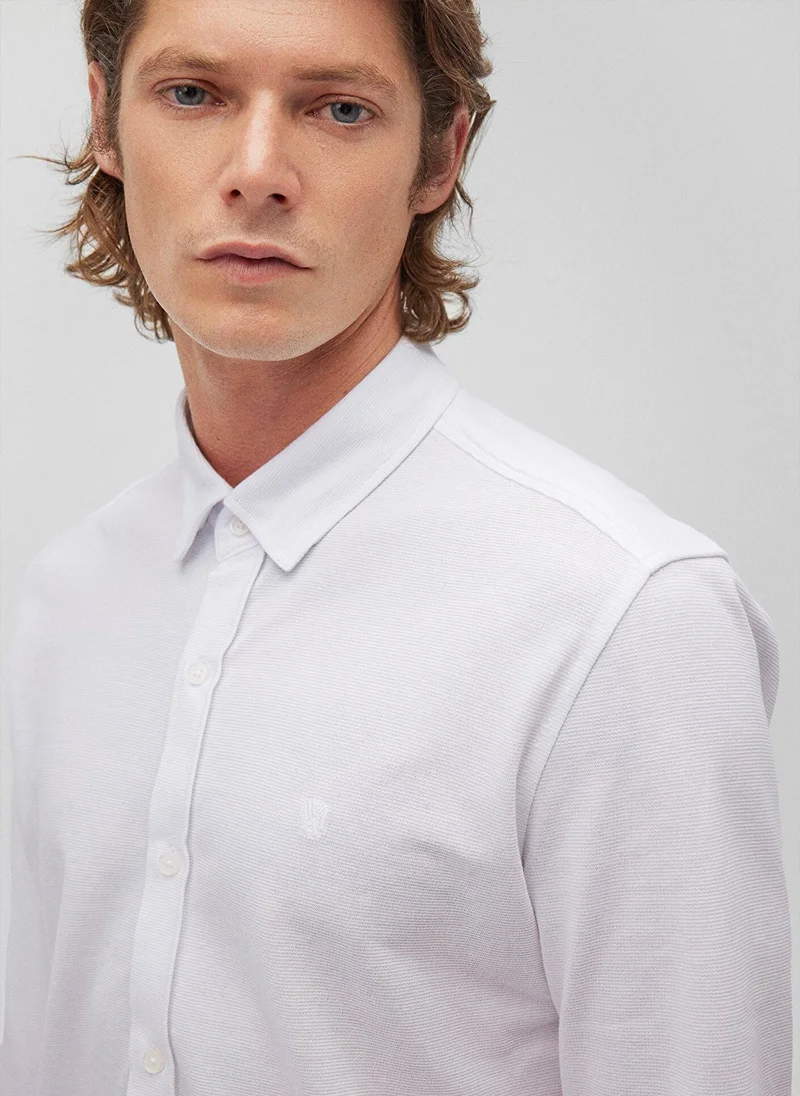 MAVI White Jersey Shirt