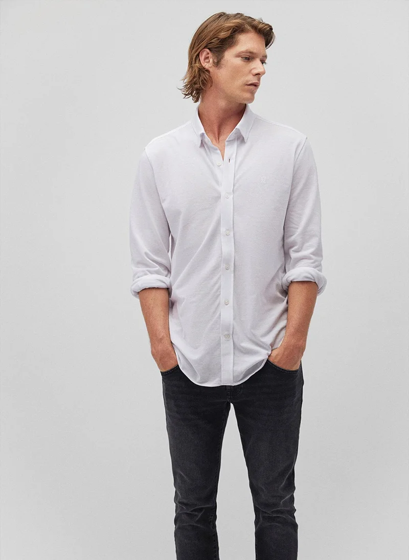 مافي White Jersey Shirt