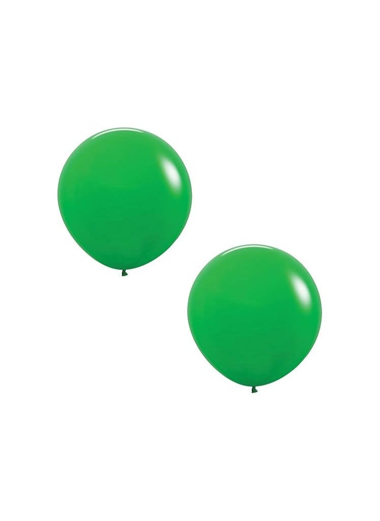 سيمبرتكس بالونات شامروك الخضراء 3 قطع / كيس بالونات لاتكس عالية الجودة مثالية لحفلات عيد القديس باتريك وأعياد الميلاد والاحتفالات لون نابض بالحياة سهل التضخيم تغليف صديق للبيئة - Image 2