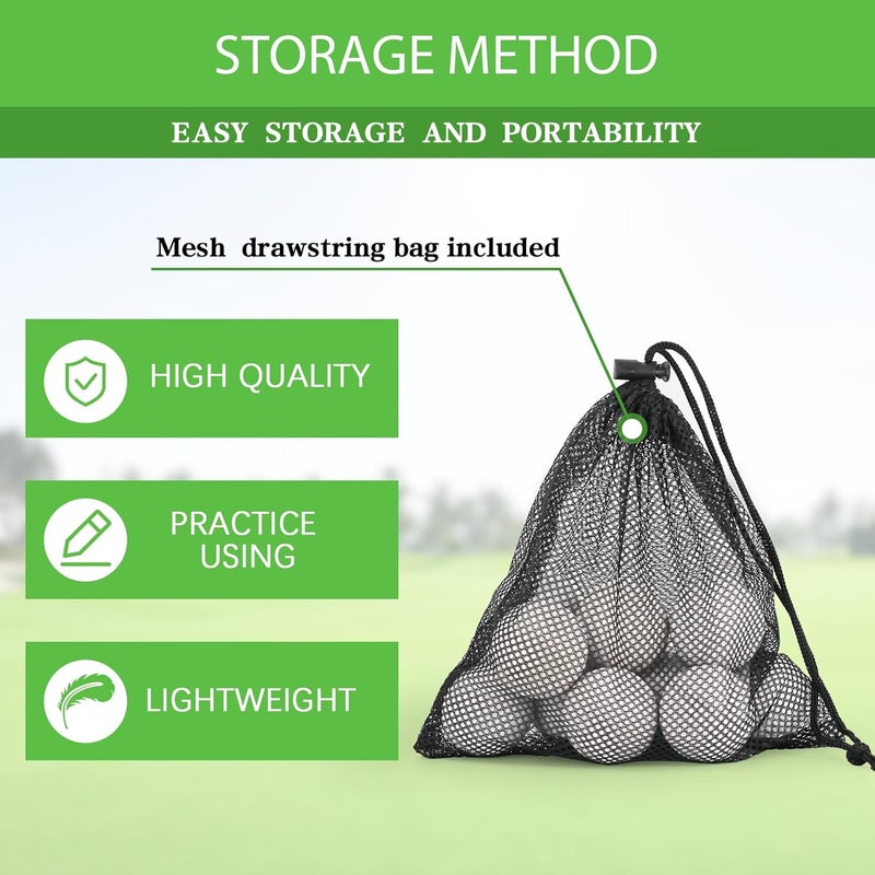 Bac-kitchen 40 Pack Foam Golf Practice Balls - Realistic Feel and Limited Flight Training Balls for Indoor or Outdoor - Image 4
