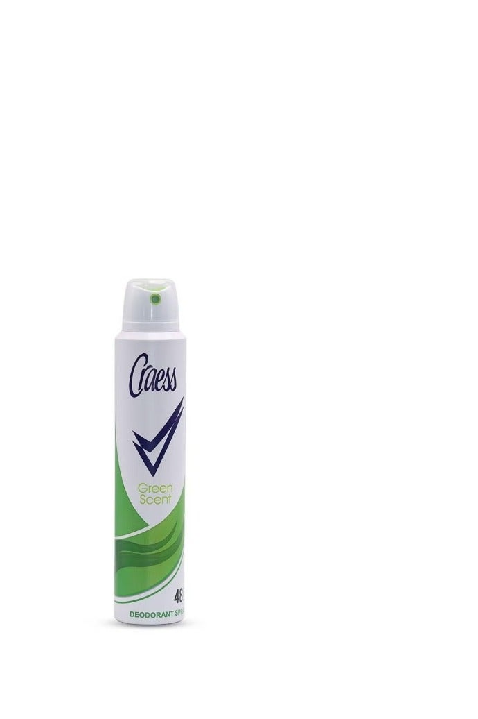 Craess Green Scent Spray deodorant 48h 200ml
