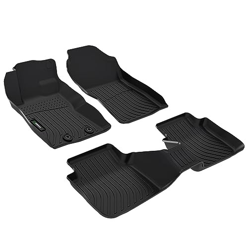 ANBINGO® Floor Mats for 2024 2025 2026 Subaru Crosstrek & Subaru Impreza Custom All Weather Protection TPE Waterproof Non-Slip Car Floor Liners 1st & 2nd Row Set Accessories Black - Image 2