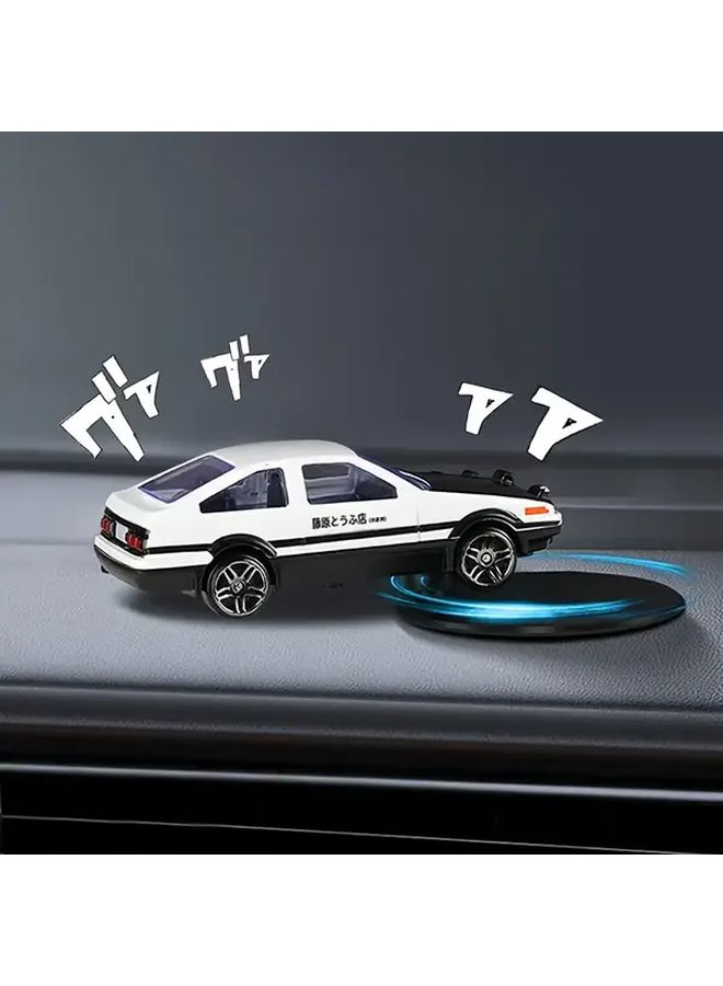 Car Drift Ornaments Aluminum Alloy Interior Decor Rotating Console Swing Tail - Image 3