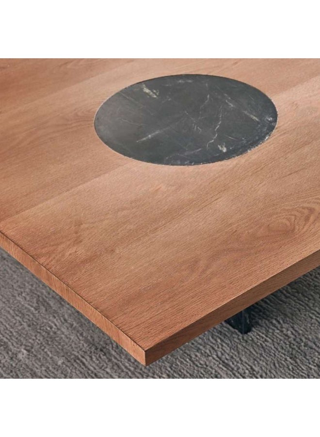 Pan Home Elsian Coffee Table - Natural & Black - Image 3