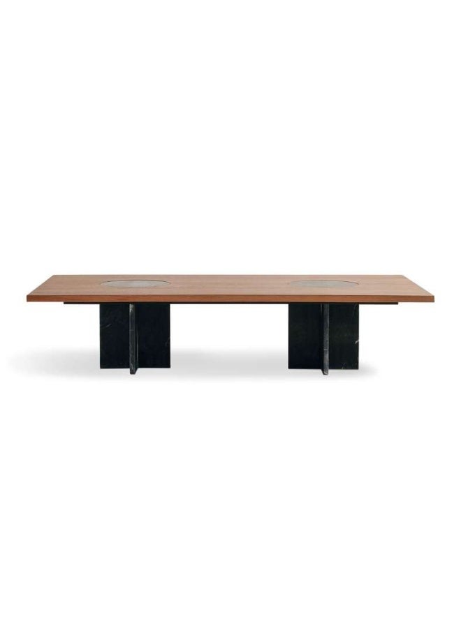 Pan Home Elsian Coffee Table - Natural & Black - Image 5
