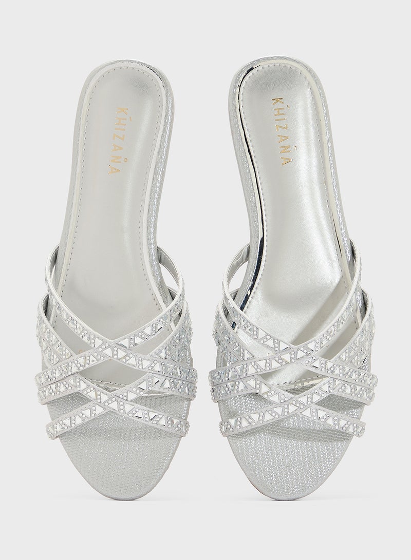 Khizana Studded Flat Sandal  - Image 4