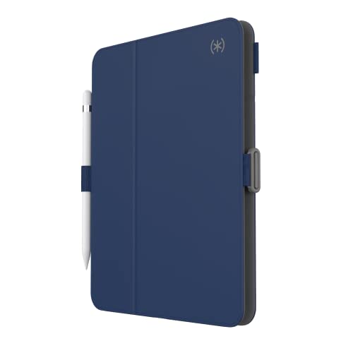 Speck Case for iPad Pro 10th Generation 10.9 Inch - Drop & Camera Protection, Slim Multi Range Stand, Apple Pencil Holder - Arcadia Navy/Moody Grey - Image 1
