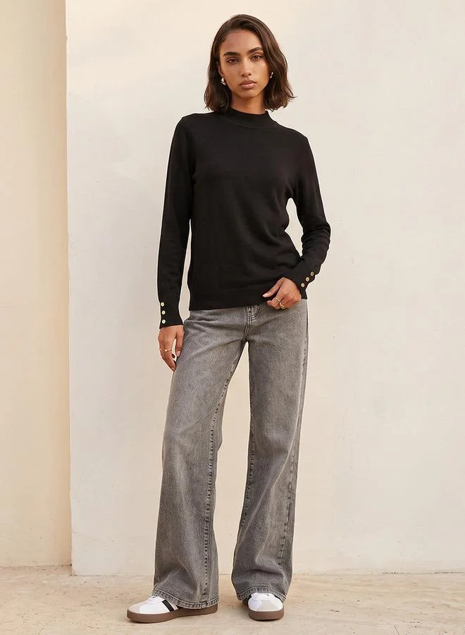 Splash FAV Fav Turtle Neck Textured Sweater