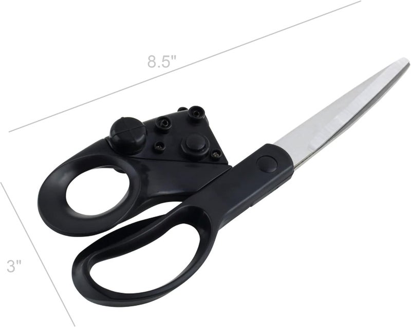 FixtureDisplays Multifunctional Sewing Guided Scissors Cuts Straight Fast Guided Scissors Guided Light Scissors 16706One Rate - Image 4