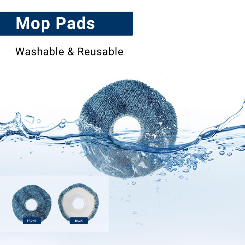 JoyBros Replacement Parts Kit Compatible With Eufy Omni E25 / E28, Vacuum Cleaner Accessories Includes:2 Mop Roller Brush,1 Set Main Brush,6-Side Brush,4-Filter,6-Disposal Dust Bags - Image 5
