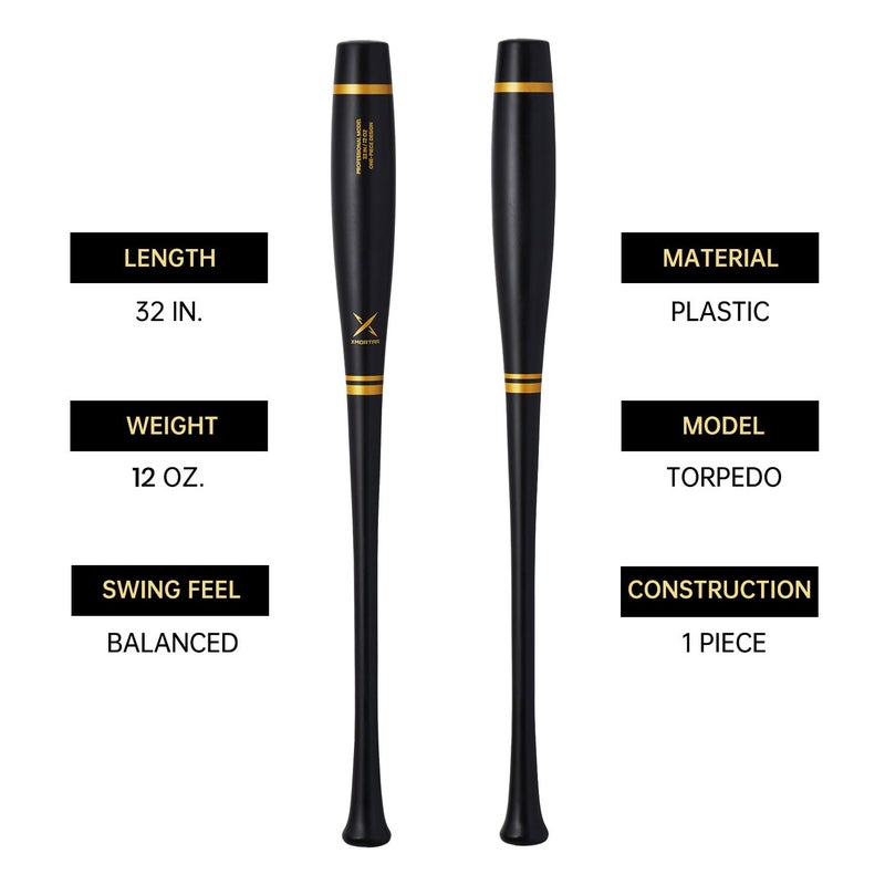 Xmortar T1 Pro Plastic Torpedo Bat for Backyard Baseball Game - 32 in / 12 oz (Orginal) - Image 5