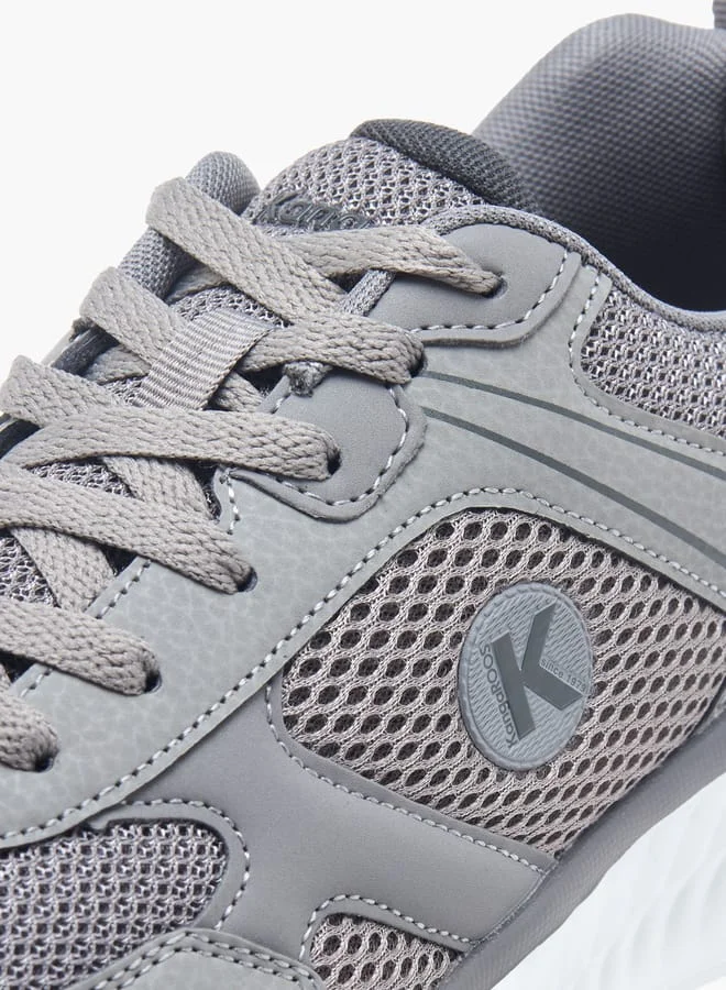 kangaROOS Men's Logo Detail Sports Shoes with Lace-Up Closure