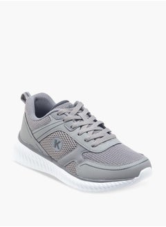 Men's Logo Detail Sports Shoes with Lace-Up Closure