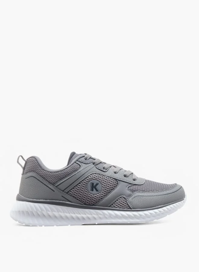 kangaROOS Men's Logo Detail Sports Shoes with Lace-Up Closure