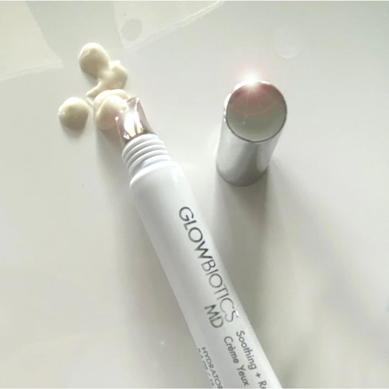 Glowbiotics Soothing + Revitalizing Probiotic Eye Cream: Hydrate, Firm & Reduce Wrinkles, Dark Circles & Puffiness, Peptide-Rich for Youthful Eyes, 0.5 oz - Image 2