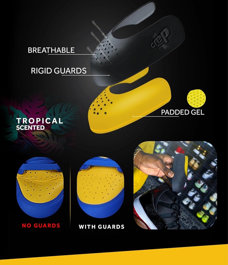 Crep protect Sneaker Guards Crease Protector - Anti-Wrinkle Shoe Toe Shields - Image 2