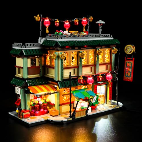 BRIKSMAX Led Lighting Kit for Lego80113 Family Reunion Celebration Compatible with Lego Spring Festival Building Set Not Include Lego Set - Image 1
