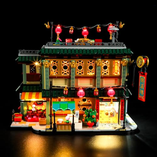 BRIKSMAX Led Lighting Kit for Lego80113 Family Reunion Celebration Compatible with Lego Spring Festival Building Set Not Include Lego Set - Image 5