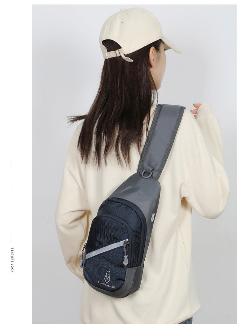 فليم هورس حقيبة صدر خارجية للرجال والنساء، حقيبة ظهر للسفر، خفيفة الوزن ومتعددة الاستخدامات، حقيبة كتف مقاومة للماء ومضيئة - Image 2