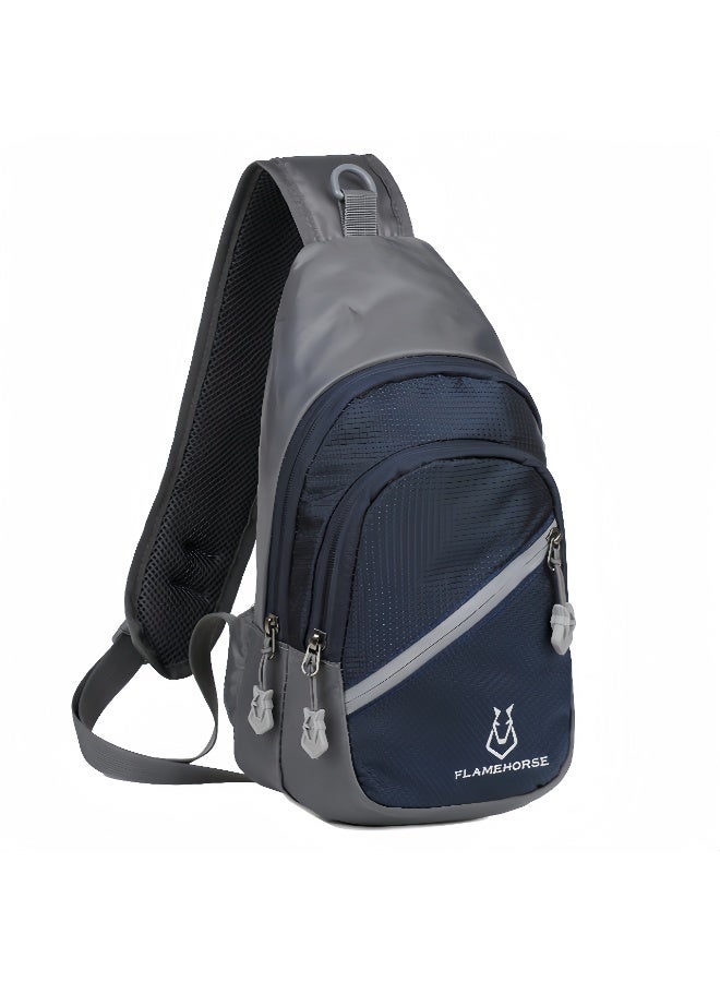 فليم هورس حقيبة صدر خارجية للرجال والنساء، حقيبة ظهر للسفر، خفيفة الوزن ومتعددة الاستخدامات، حقيبة كتف مقاومة للماء ومضيئة - Image 1