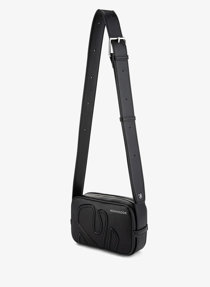 Veganologie  Mini Maze Shoulder Bag in Black for Women | Best Price UAE