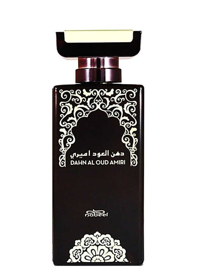 Nabeel - 2 Pieces Combo Set Nabeel Dahn Al Oud Amiri Eau De Parfum 100 ML and Roll On 6 ML - Image 1