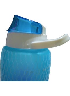 HEREVIN 161546-160 Water Bottle - Motivational Water Bottle - Plastic Colored Water Bottle Blue 1lt  - Image 5