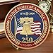 SNKVAUP Army 250th Anniversary Challenge Coin 157 DoubleSided SilverPlated US Army Commemorative Coin 17752025 High Relief Military Collectible for Soldiers Patriots E - Image 4