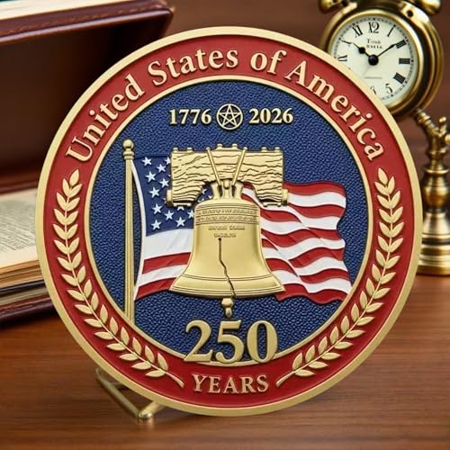 SNKVAUP Army 250th Anniversary Challenge Coin 157 DoubleSided SilverPlated US Army Commemorative Coin 17752025 High Relief Military Collectible for Soldiers Patriots E - Image 5
