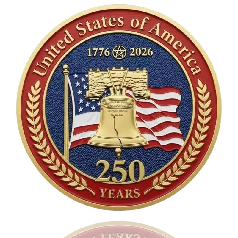 SNKVAUP Army 250th Anniversary Challenge Coin 157 DoubleSided SilverPlated US Army Commemorative Coin 17752025 High Relief Military Collectible for Soldiers Patriots E - Image 3