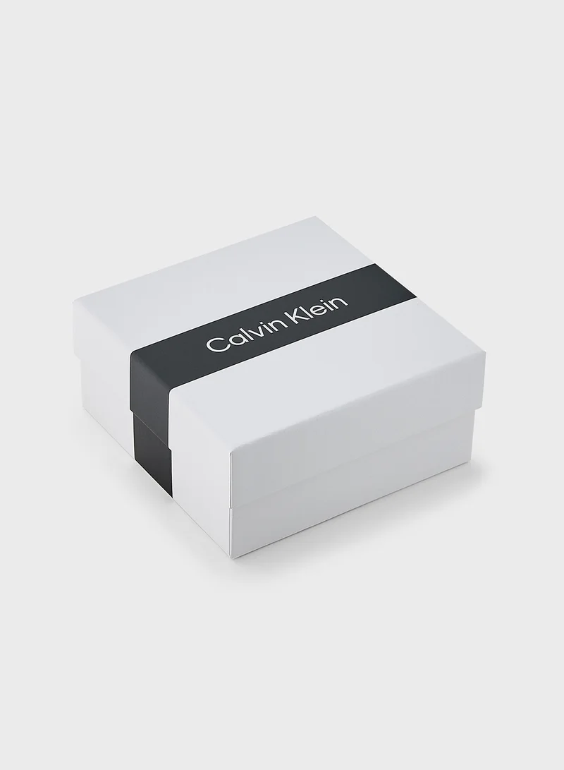 CALVIN KLEIN Twisted Bezel Solitaire Bangle