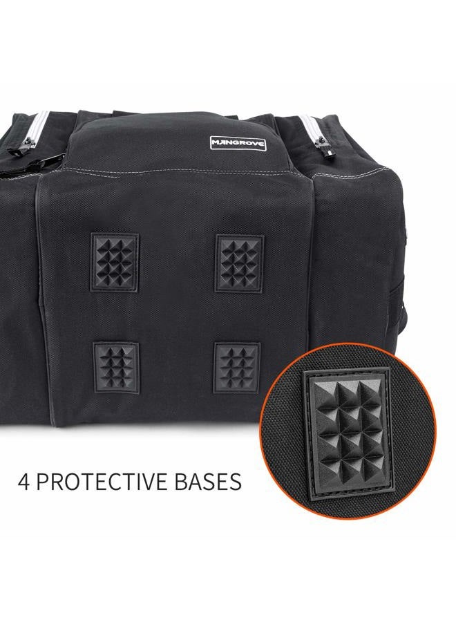Mangrove Bowling Ball Bag for Single Ball, 2025 Bowling Bag with Plastic Ball Holder, Bowling Tote Fits Bowling Shoes Up to Mens Size 14 and Accessories (Black) - Image 4