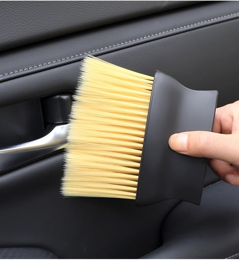 BROGBUS Car Interior AC Vents Cleaning Brush Soft Duster for PC, Laptop, Keyboard, Dashboard Cleaning Brush - Image 5