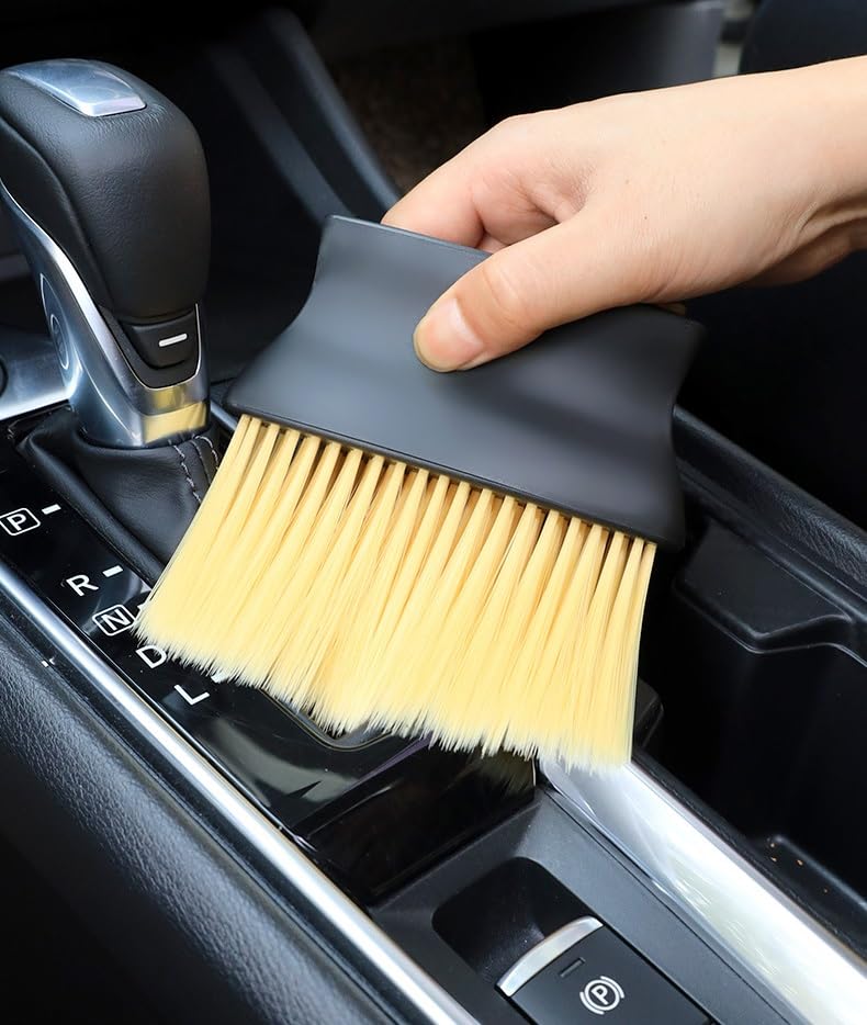 BROGBUS Car Interior AC Vents Cleaning Brush Soft Duster for PC, Laptop, Keyboard, Dashboard Cleaning Brush - Image 1