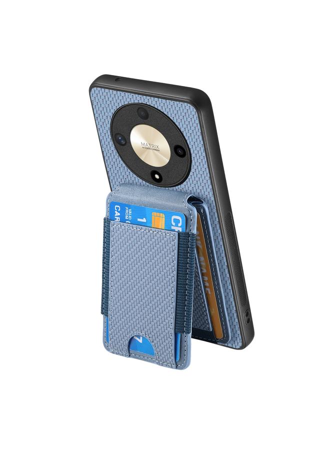 اس-توب جراب هاتف Honor Magic5 Pro من ألياف الكربون مع حامل عمودي قابل للطي - Image 3