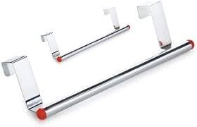 Qwid Towel Holder for Kitchen Towel Bar for Wash Basin Best for Kitchen Counter Cabinet Door 9 Inch Steel Rod Suitable for Small Size Towels Pack of 2