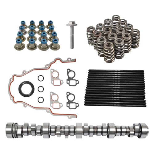 SUSUCAR LS Stage 2 Truck Cam Camshaft Kit 212/218 .553"/.553", Beehive Springs, 7.400" LS Chromoly Pushrods, Seals and Gasket Set for 1999-2013 GM Gen 3/4 4.8 5.3 6.0 6.2L - Image 1