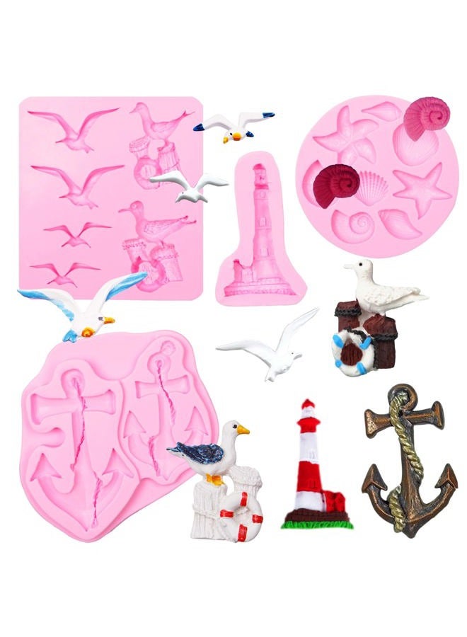 muyulin Ocean Sea Bird Silicone Mold (ZH106) - Image 1