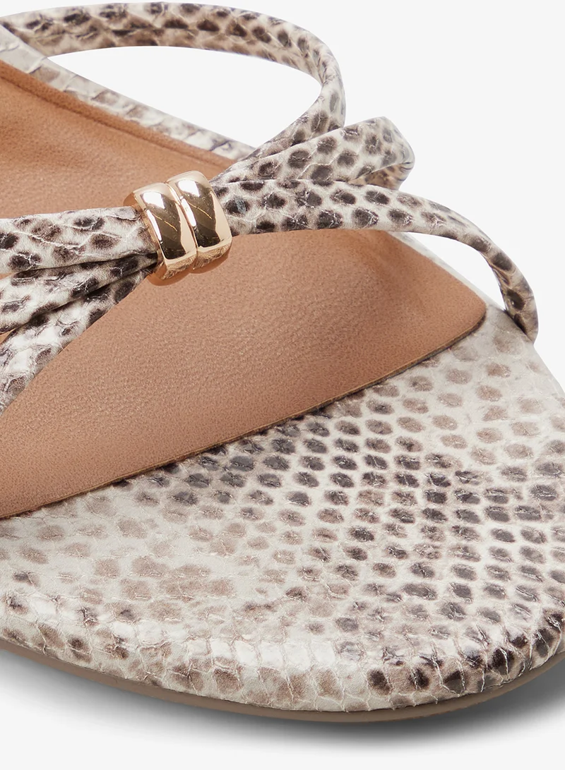 Aldo Grey Multi Madalyn Heeled Sandals for Women | Best Price UAE